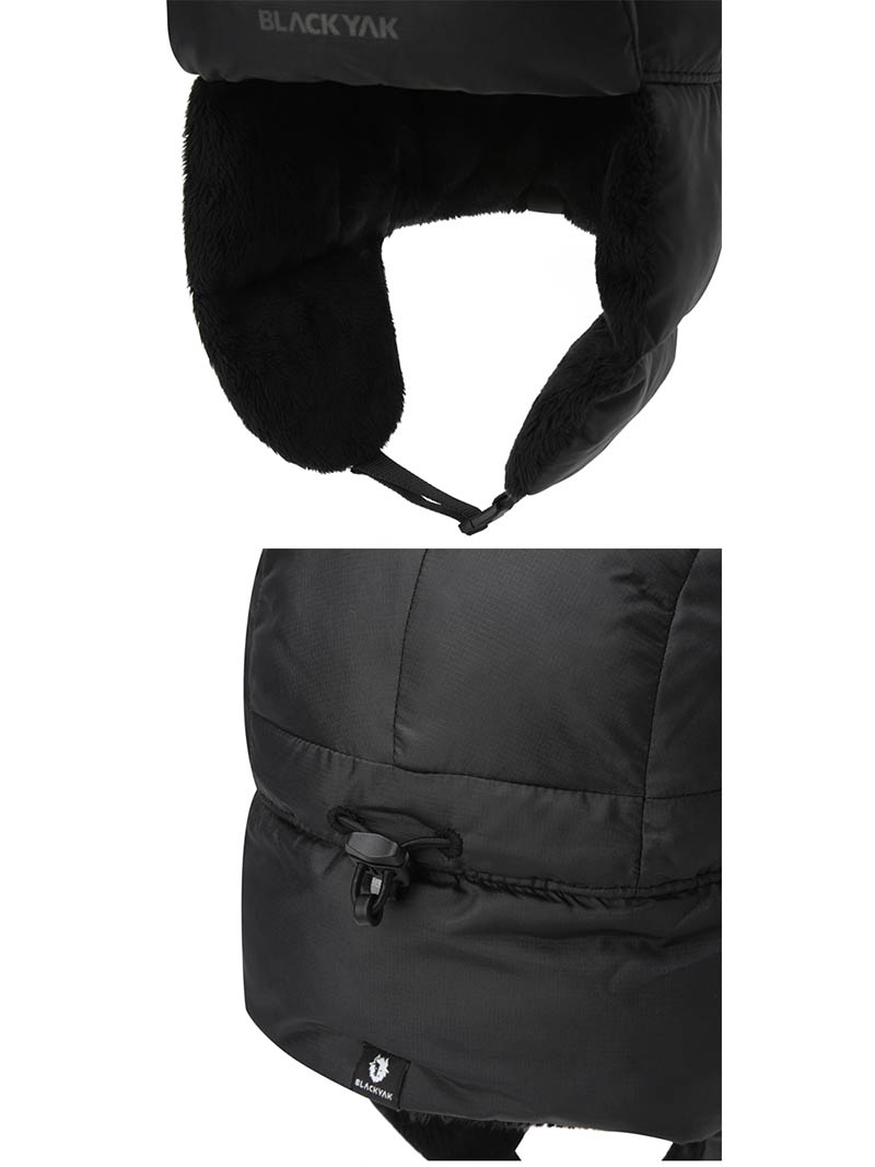BLACKYAK BALL PADDING 保暖飛行帽 黑 遮耳帽 舖棉填充 EB2NAE02 2BYHTFU928