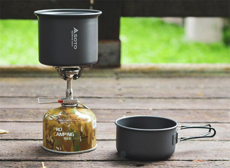 SOTO 輕便套鍋 SOD-510 雙人輕便套鍋/登山鍋具/戶外鍋具/野營野炊鍋具 
