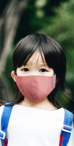  Xpure 淨對流 兒童抗霾口罩 抗PM2.5口罩 吸濕排汗 舒適透氣 抗UV 抗菌 抗臭 粉紅 丹寧