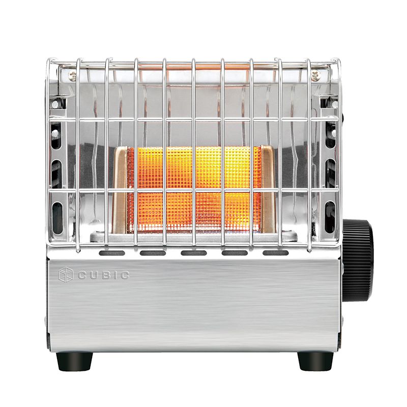 KOVEA 韓國 CUBIC 方型不鏽鋼暖爐 卡式暖爐 露營暖爐 手提式 戶外暖爐 登山瓦斯爐 KGH-2010