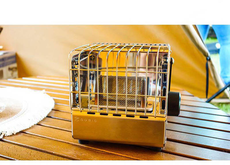 KOVEA 韓國 CUBIC 方型不鏽鋼暖爐 卡式暖爐 露營暖爐 手提式 戶外暖爐 登山瓦斯爐 KGH-2010