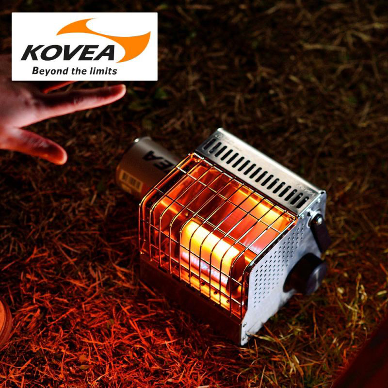 KOVEA 韓國 CUBIC 方型不鏽鋼暖爐 卡式暖爐 露營暖爐 手提式 戶外暖爐 登山瓦斯爐 KGH-2010