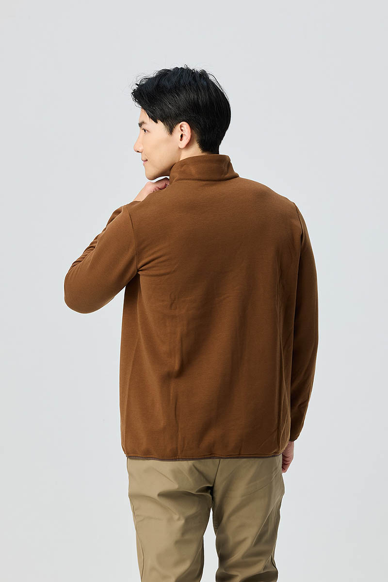 ATUNAS 歐都納 男款POLARTEC THERMAL Pro 保暖拉鍊衫 A1PS2522M 中層衣 刷毛保暖