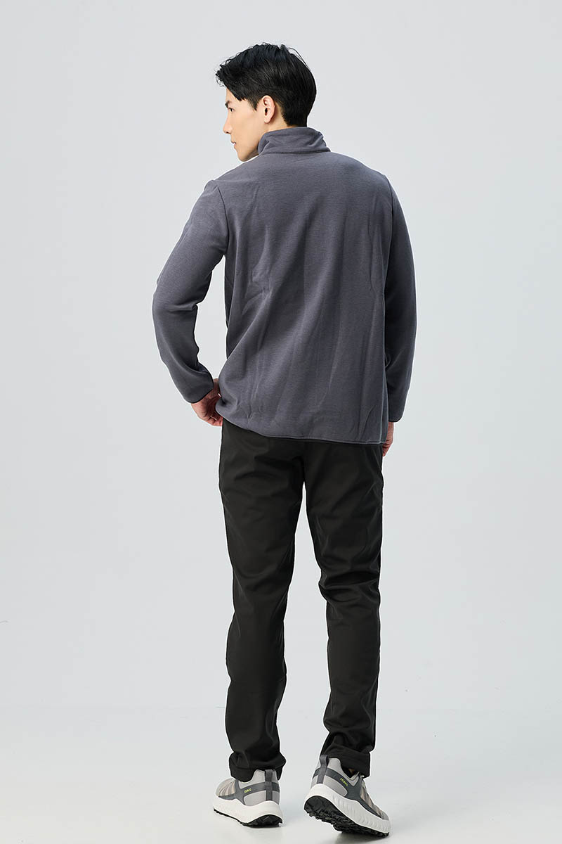 ATUNAS 歐都納 男款POLARTEC THERMAL Pro 保暖拉鍊衫 A1PS2522M 中層衣 刷毛保暖