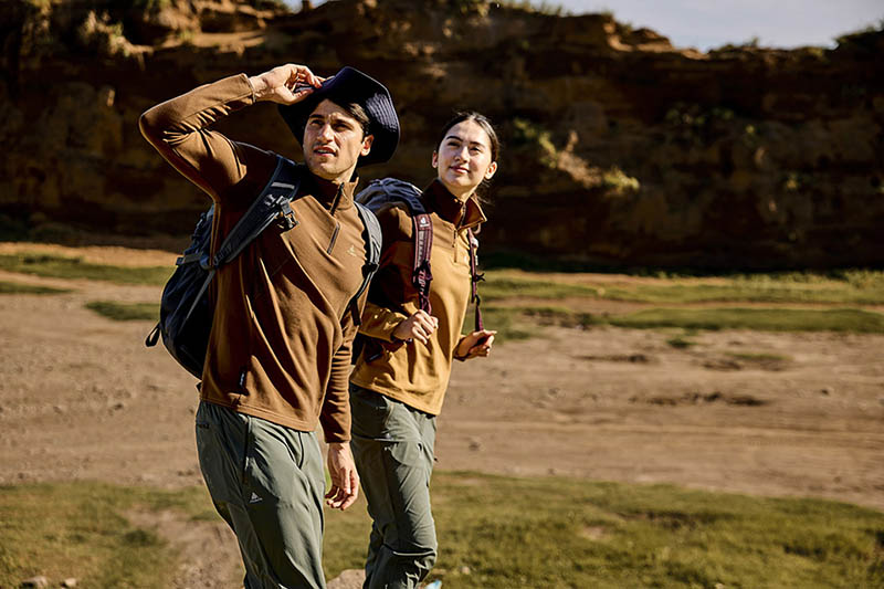 ATUNAS 歐都納 男款POLARTEC THERMAL Pro 保暖拉鍊衫 A1PS2522M 中層衣 刷毛保暖