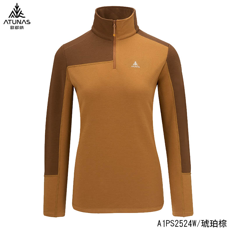 ATUNAS 歐都納 女 POLARTEC THERMAL Pro 保暖拉鍊衫 A1PS2524W 保暖 中層衣