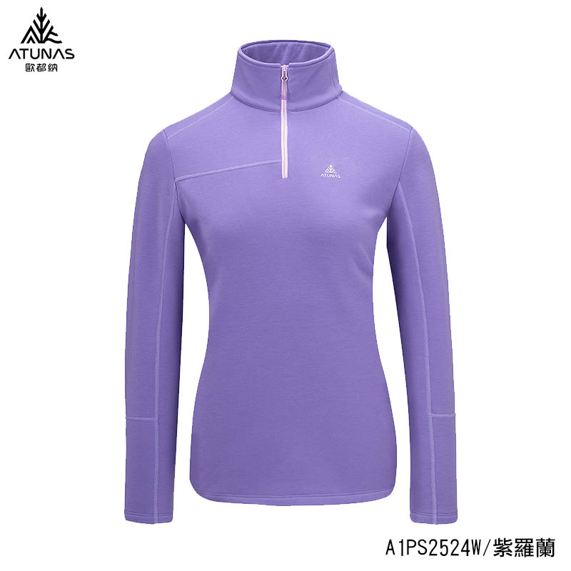 ATUNAS 歐都納 女 POLARTEC THERMAL Pro 保暖拉鍊衫 A1PS2524W 保暖 中層衣