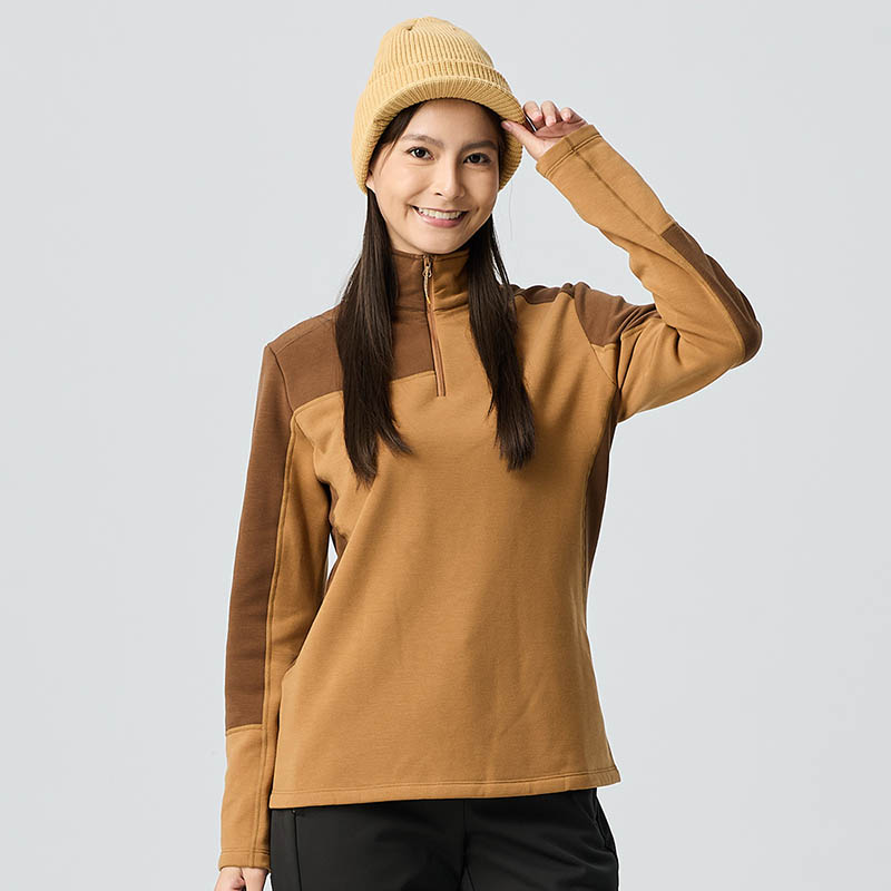ATUNAS 歐都納 女 POLARTEC THERMAL Pro 保暖拉鍊衫 A1PS2524W 保暖 中層衣