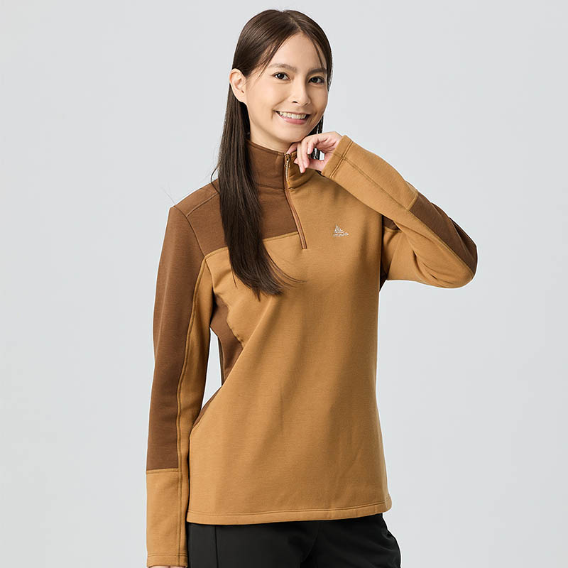 ATUNAS 歐都納 女 POLARTEC THERMAL Pro 保暖拉鍊衫 A1PS2524W 保暖 中層衣