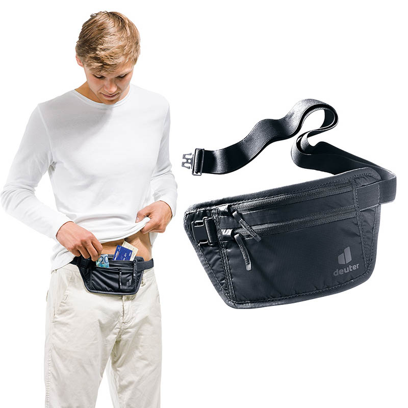 Deuter 德國 SECURITY WALLET I隱藏式錢包 兩色 腰包 證件包 收納 隨身袋 3950226