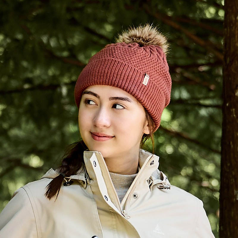 ATUNAS 歐都納 GORE WINDSTOPPER 防風保暖毛帽 焦糖棕 A1AH2304N 毛帽 針織帽