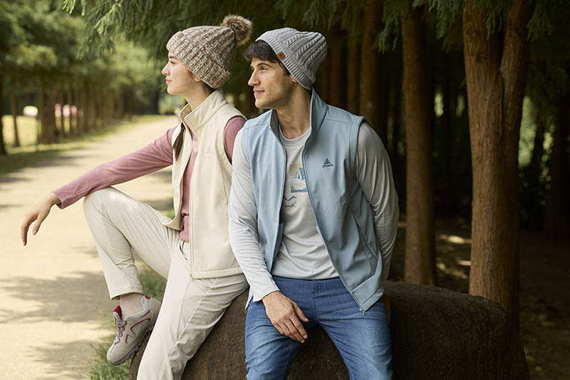 ATUNAS 歐都納 GORE INFINIUM 防風保暖帽 淺灰 A1AH2511N 針織帽 保暖帽 毛帽