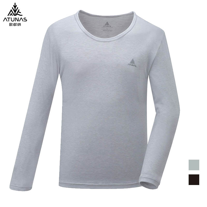 ATUNAS 歐都納 男款石墨烯抑菌蓄熱圓領內著衣 兩色 A1UCGZ04M 保暖內著 石墨烯上衣 登山底層衣