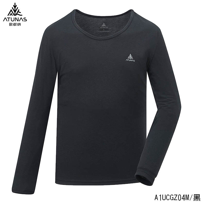 ATUNAS 歐都納 男款石墨烯抑菌蓄熱圓領內著衣 兩色 A1UCGZ04M 保暖內著 石墨烯上衣 登山底層衣