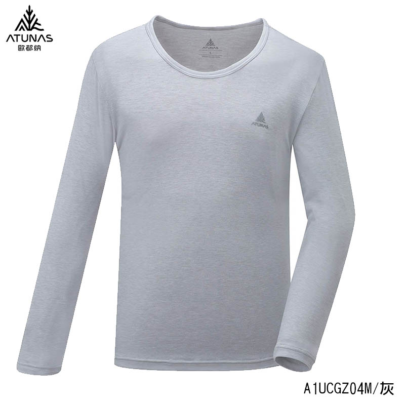 ATUNAS 歐都納 男款石墨烯抑菌蓄熱圓領內著衣 兩色 A1UCGZ04M 保暖內著 石墨烯上衣 登山底層衣