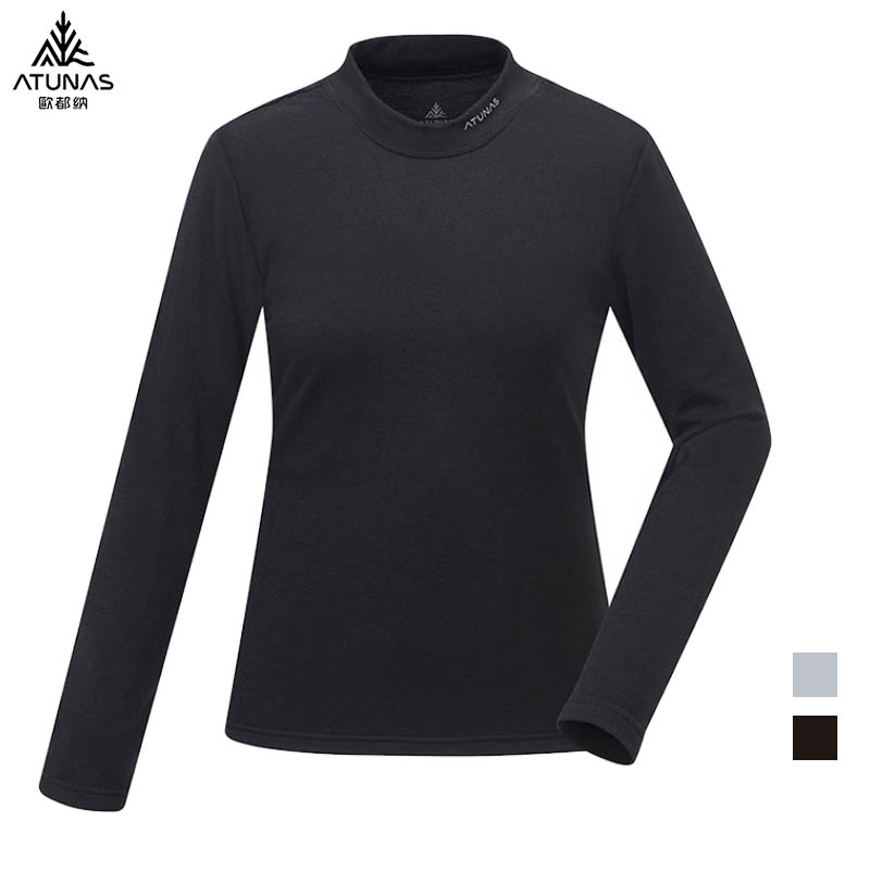 ATUNAS 歐都納 女款石墨烯抑菌蓄熱立領內著衣 A1UCGZ07W 登山健行 日常保暖 內層衣