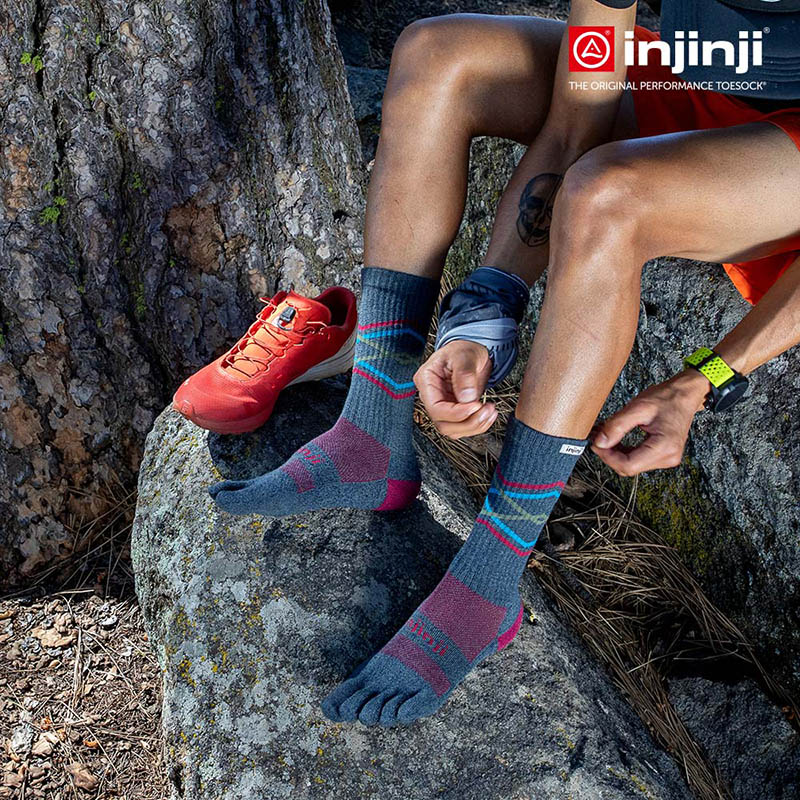 injinji 美國 Trail野跑避震吸排五趾中筒襪 多色 鐵人襪 NAA3794 NAA3795 NAA3753