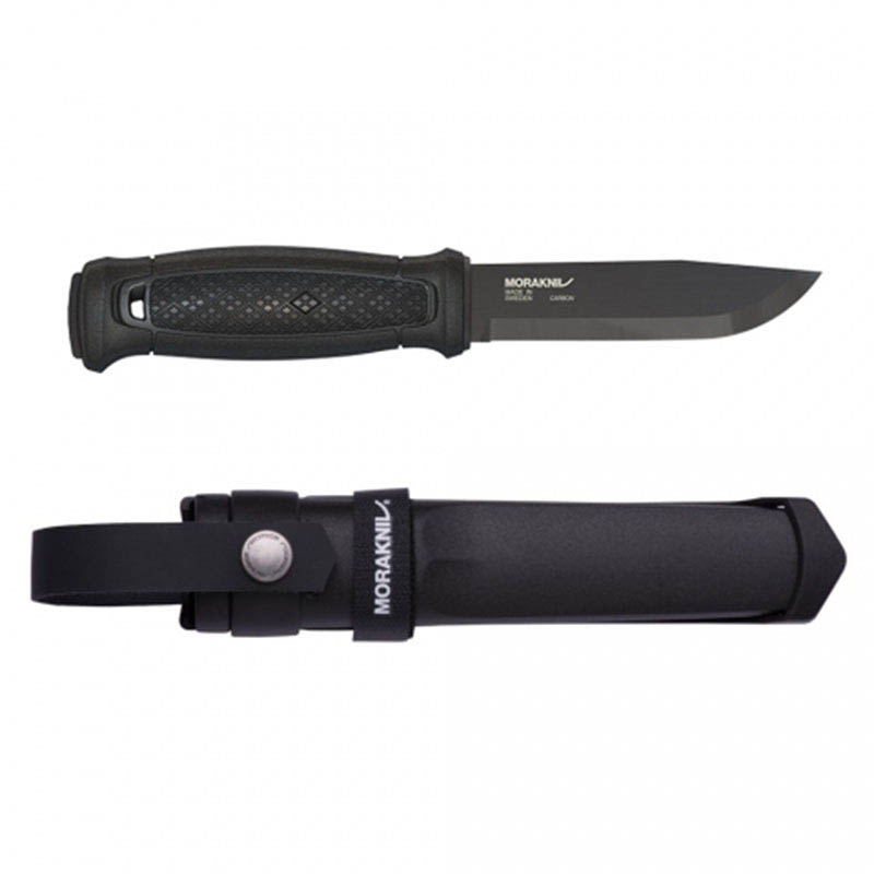 MORAKNIV 瑞典 全龍骨直刀-黑(塑膠護套) 13147 黑 Garberg Black 不鏽鋼直刀 求生 探險