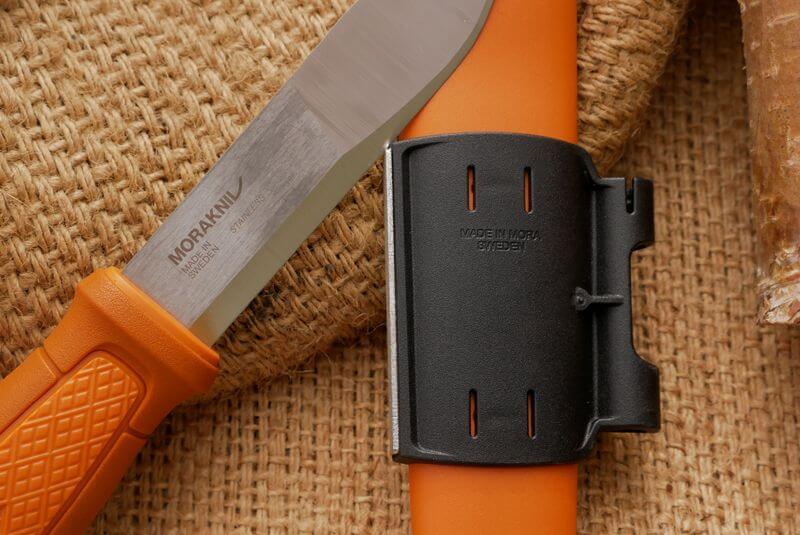 MORAKNIV 瑞典 Kansbol 不鏽鋼直刀(含求生配件) 焰橘 13913 野外求生 生火 登山野營