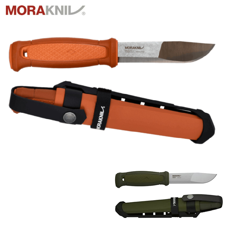 MORAKNIV 瑞典 Kansbol 不鏽鋼直刀/戶外刀 Multi-Mount 軍綠 12645