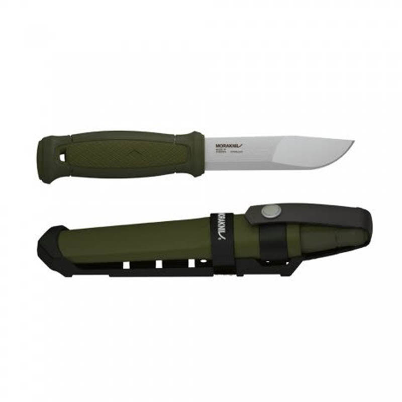 MORAKNIV 瑞典 Kansbol 不鏽鋼直刀/戶外刀 Multi-Mount 軍綠 12645