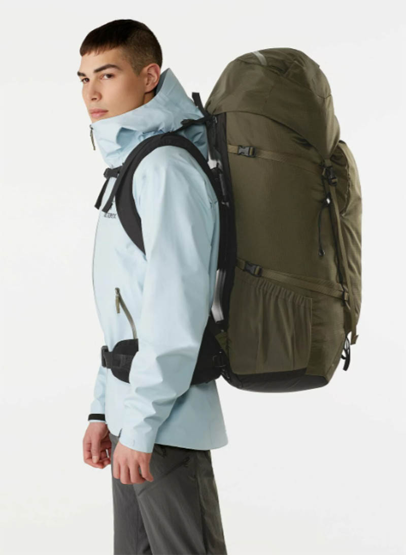 Arcteryx 始祖鳥男 Bora 75L 登山背包 龍紋綠 X000006988
