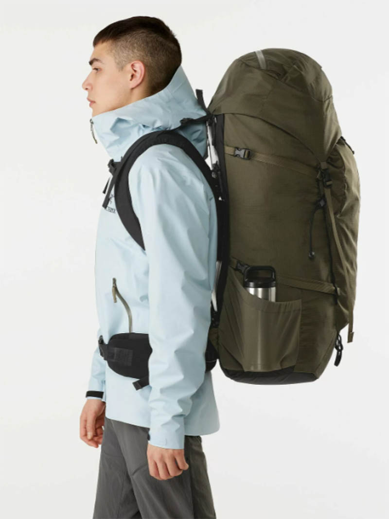 Arcteryx 始祖鳥男 Bora 75L 登山背包 龍紋綠 X000006988