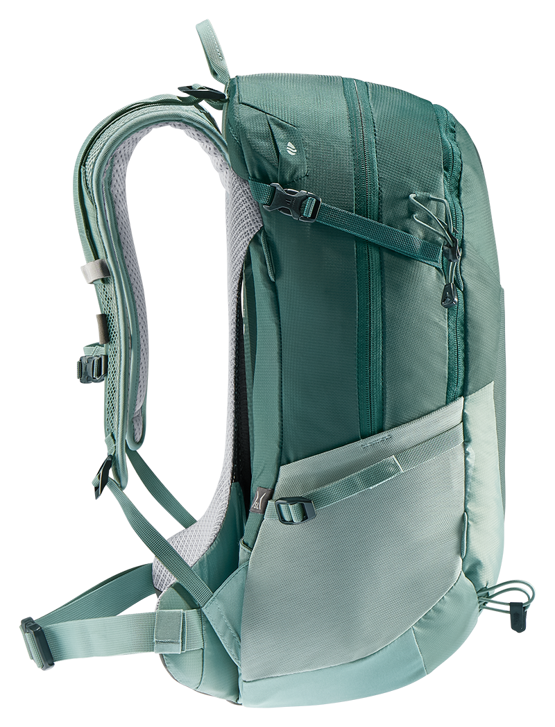 Deuter 德國 FUTURA 透氣網架背包 21SL 水藍 森林綠 登山/健行/旅遊 3400021