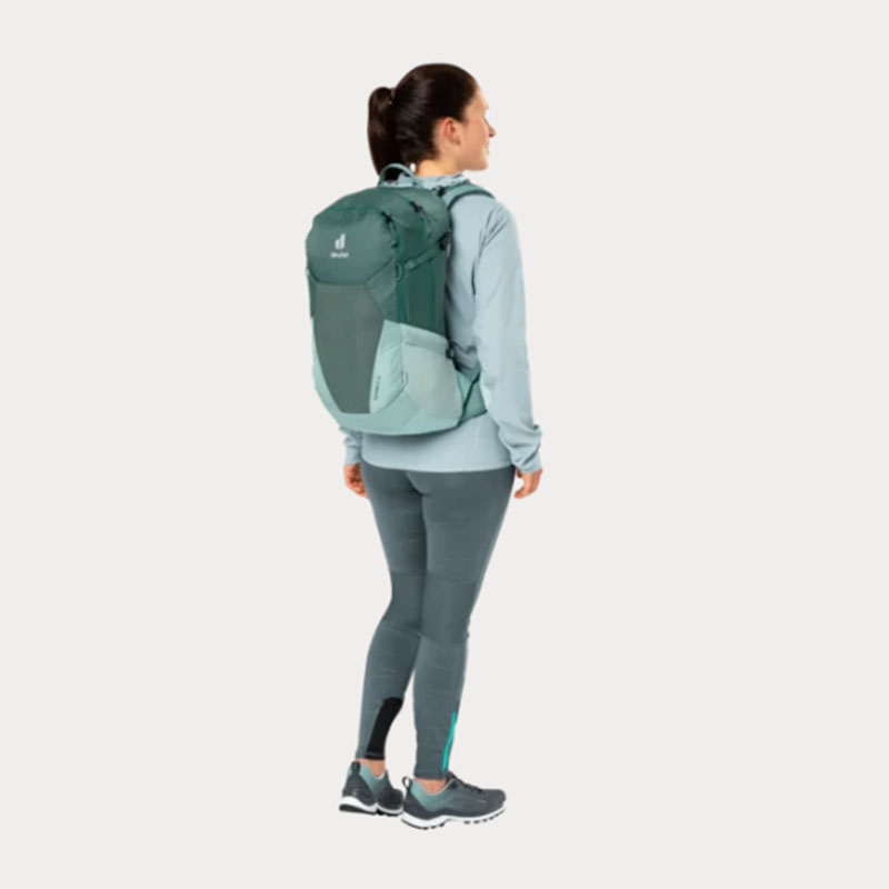 Deuter 德國 FUTURA 透氣網架背包 21SL 水藍 森林綠 登山/健行/旅遊 3400021