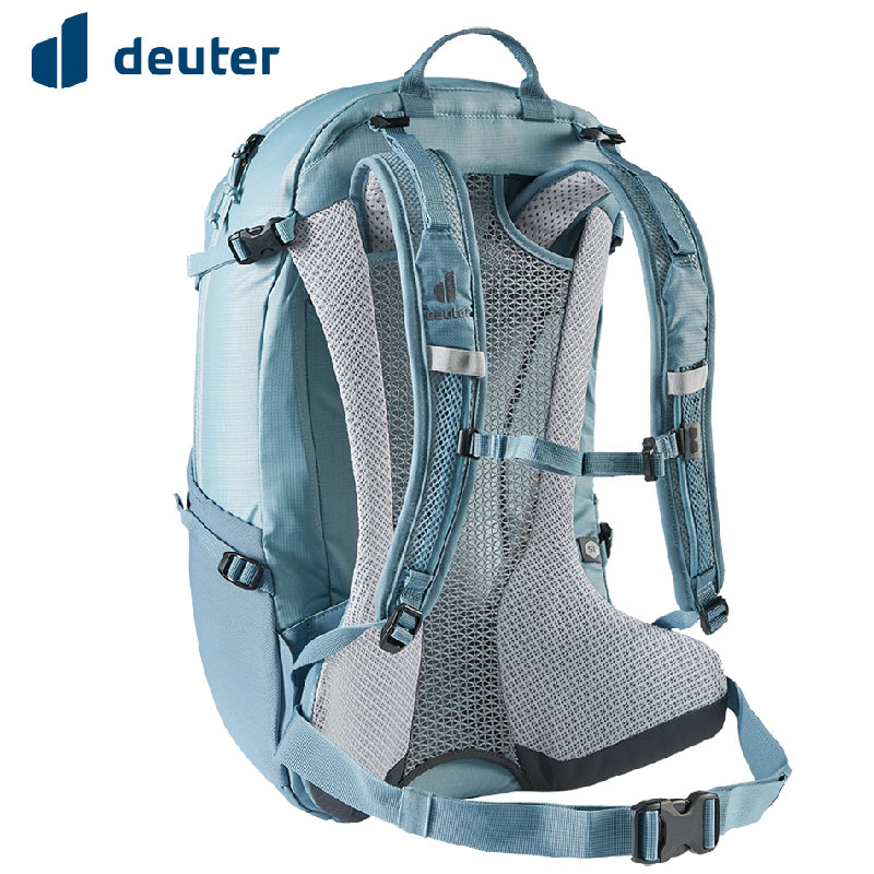 Deuter 德國 FUTURA 透氣網架背包 21SL 水藍 森林綠 登山/健行/旅遊 3400021