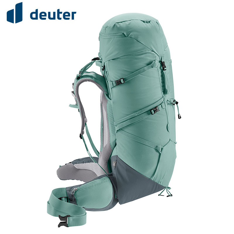 Deuter 德國 AIRCONTACT CORE 45+10SL 拔熱式登山背包 翡翠綠 戶外背包 3350222