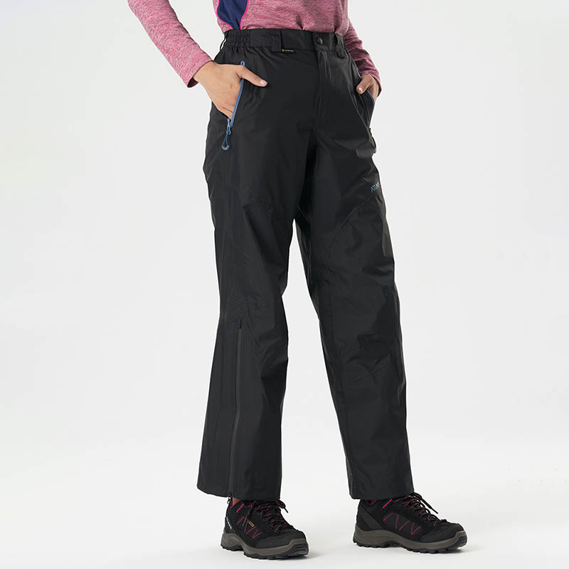 ATUNAS 歐都納 中性款縱橫戶外長褲 黑 登山機能褲 GORE-TEX 防水褲 A1PABB07N