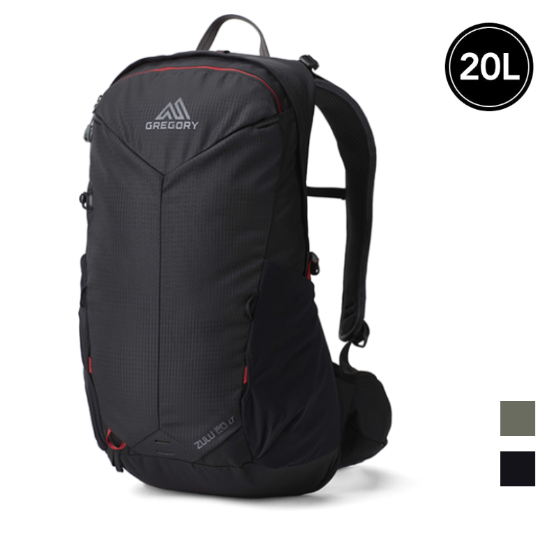 GREGORY ZULU LT 20L 多功能登山背包 牧草綠 火山黑 輕量背包 透氣網背包 GG149315