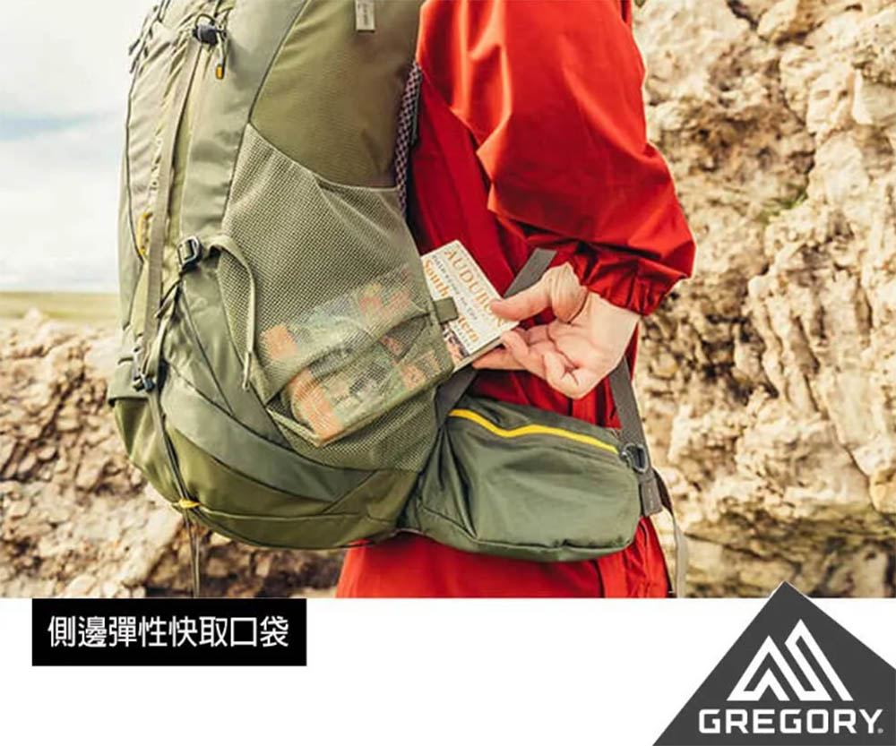 GREGORY 美國 STOUT 35L 專業健行登山背包 茴香綠 幻影藍 鹿角黑 岩紋迷彩 GG126871