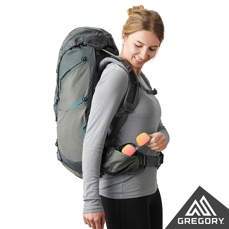 GREGORY 美國 MAVEN 45 女款登山背包 專業輕量登山包 氦灰綠 紫檀紅 S/M 45L GG126837