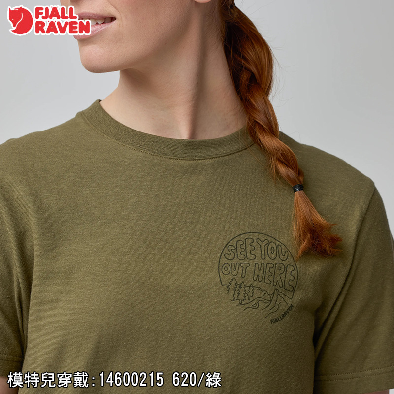 Fjallraven 北極狐 Hemp Blend Out Here 女短袖T恤 兩色 14600215