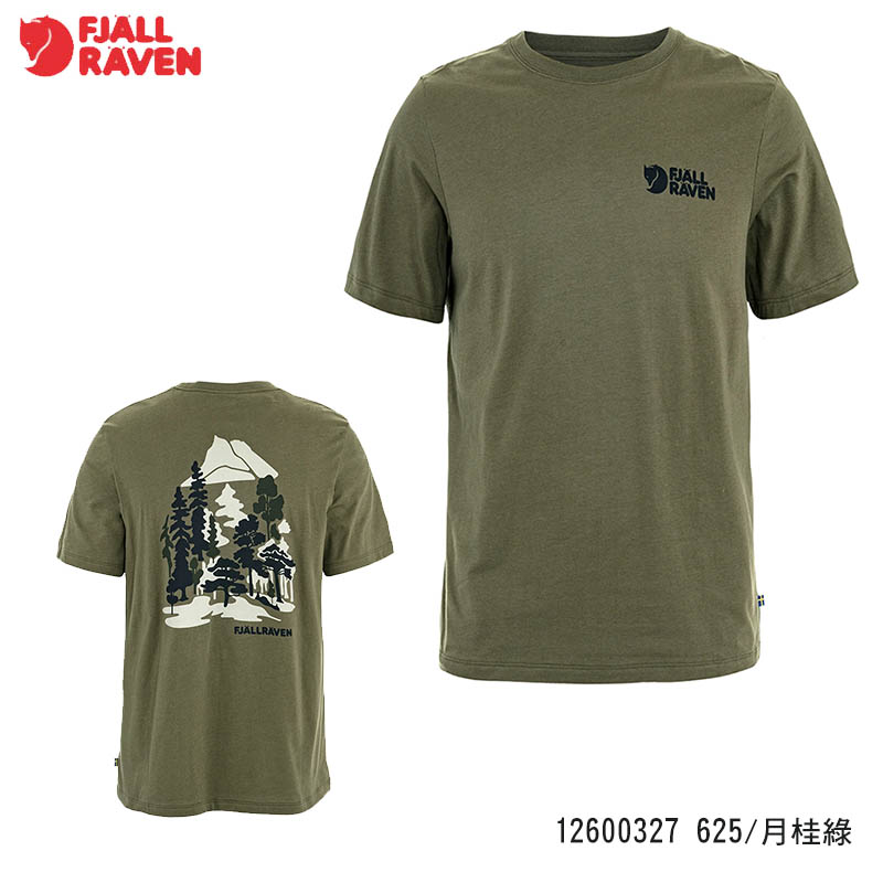 Fjallraven 北極狐 Swedish Forest 男短袖T恤 多色 12600327 有機棉T