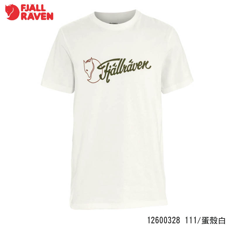 Fjallraven 北極狐 Archive Logo 男短袖T恤 12600328 有機棉 T 恤 短袖上衣