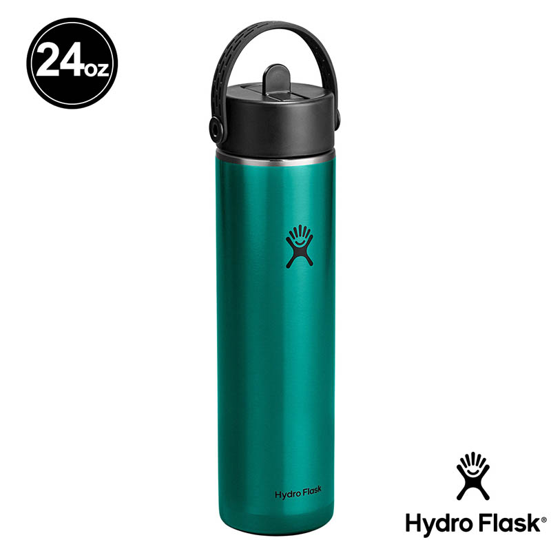 Hydro Flask 美國 24oz/709ml 寬口吸管輕量真空保溫瓶 三色 保溫瓶 HFLW24LWFS