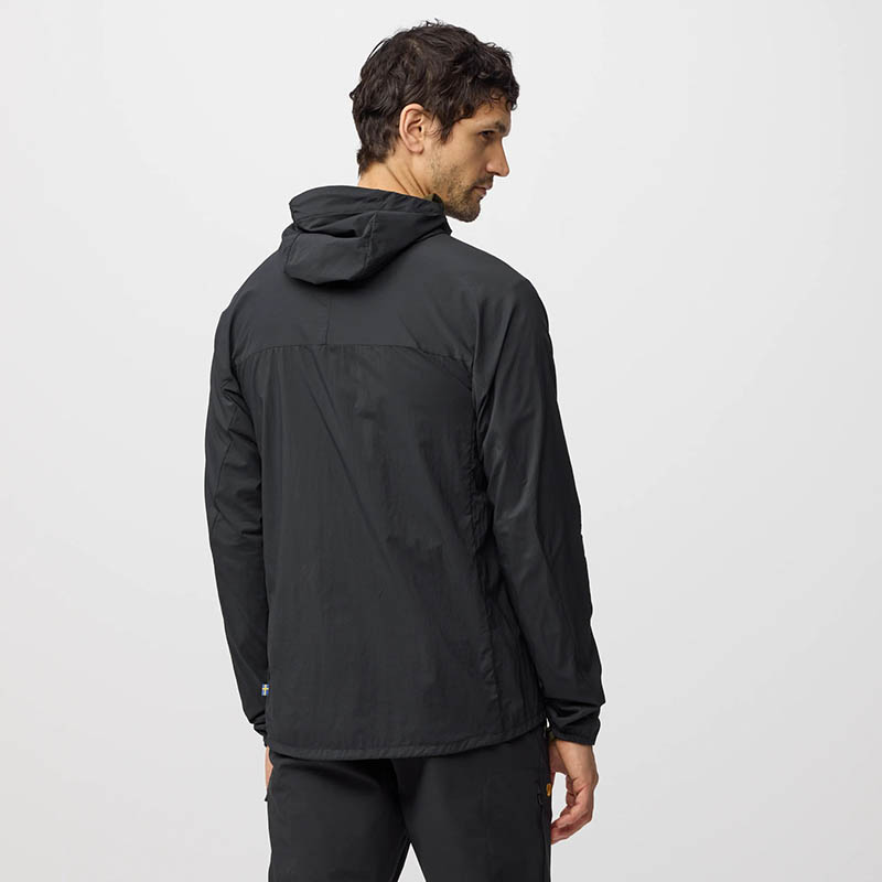 Fjallraven 北極狐 Bergtagen Windshell 男夾克 黑 雨雲藍 12500171 連帽外套
