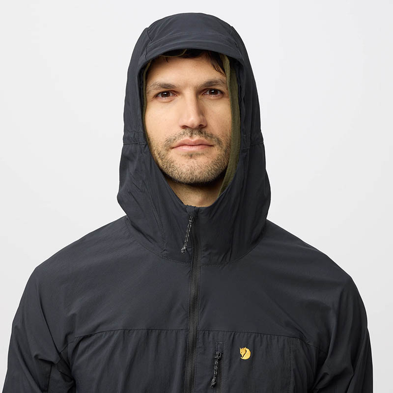 Fjallraven 北極狐 Bergtagen Windshell 男夾克 黑 雨雲藍 12500171 連帽外套