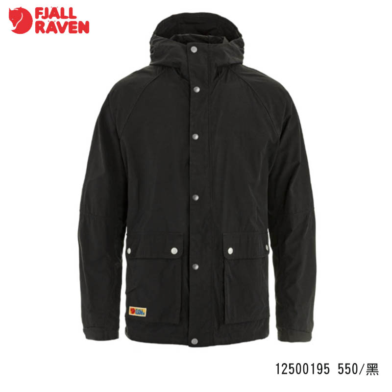 Fjallraven 北極狐 Vardag Vindby 男夾克 化石 黑 12500195 連帽外套