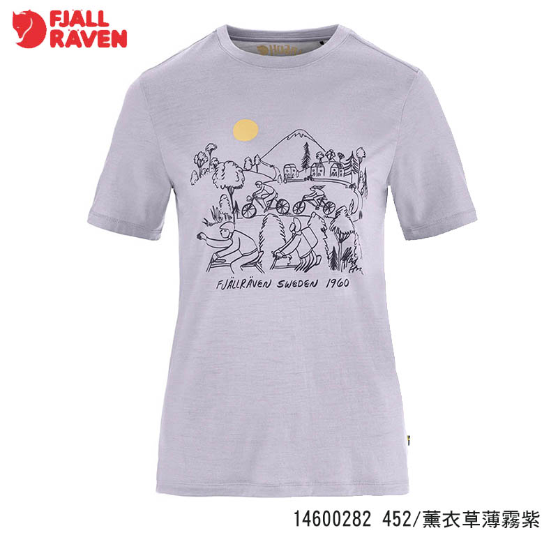 Fjallraven 北極狐 Hoja Lugnt Wool 女T恤 兩色 14600282 短袖上衣