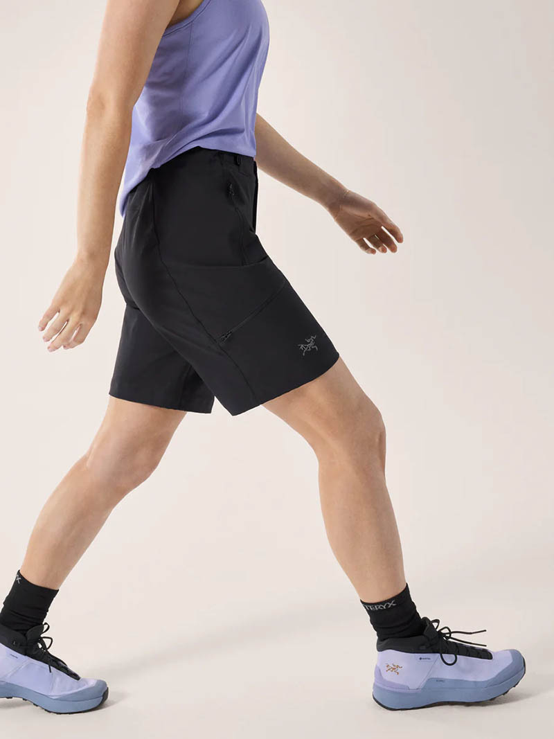 Arcteryx 始祖鳥 女 Gamma Short 9吋 軟殼短褲 黑 X000007683 日常短褲