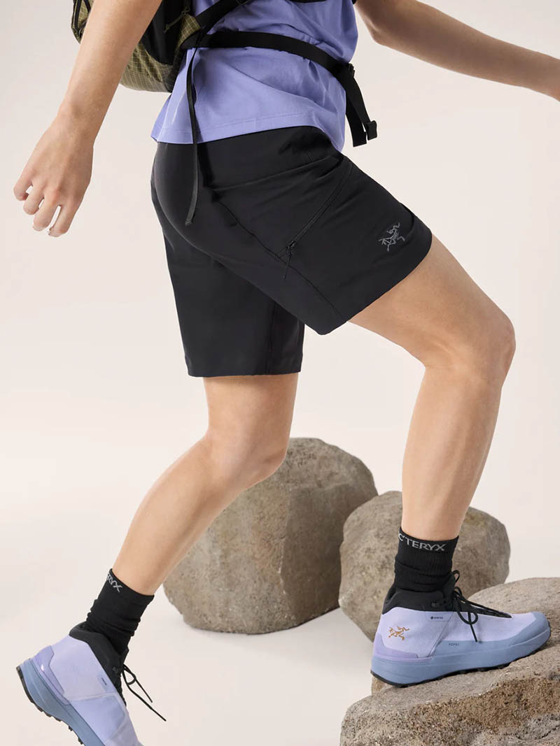 Arcteryx 始祖鳥 女 Gamma Short 9吋 軟殼短褲 黑 X000007683 日常短褲