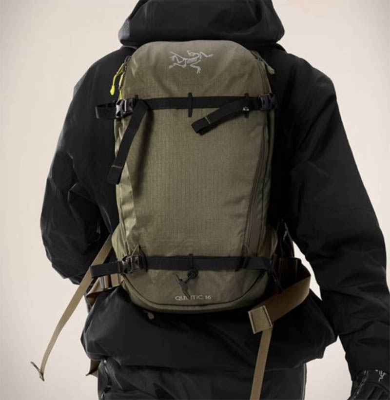 Arcteryx 始祖鳥 Quintic 16L 登山背包 龍紋綠 X000008974 日常後背包 滑雪背包