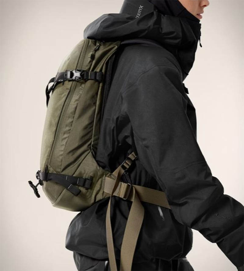 Arcteryx 始祖鳥 Quintic 16L 登山背包 龍紋綠 X000008974 日常後背包 滑雪背包