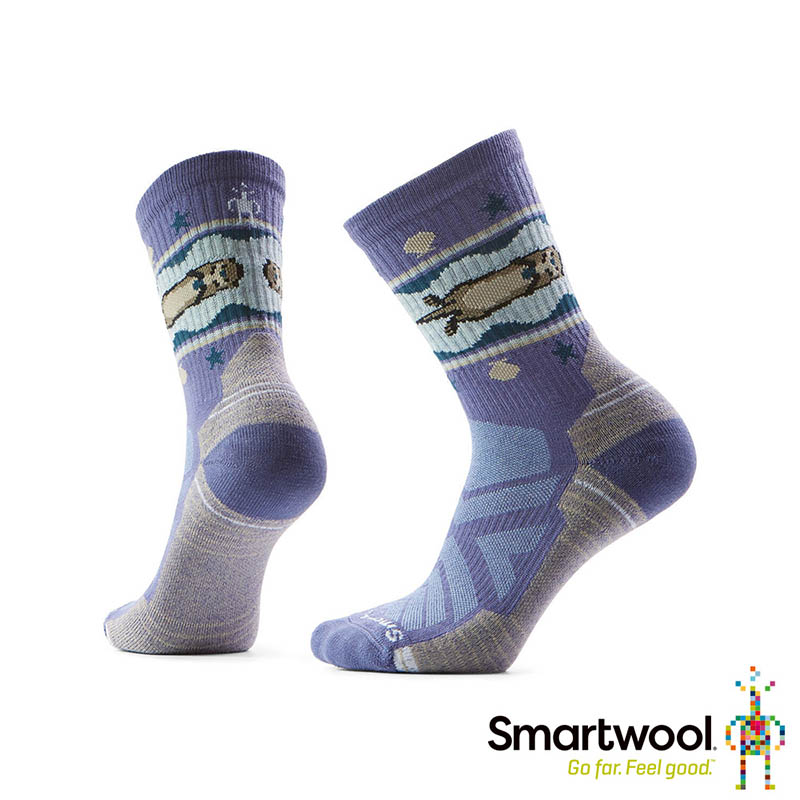 SmartWool 美國 女機能戶外全輕量減震 中長襪-水獺 塵灰 暮藍 SW003048 羊毛襪 登山襪