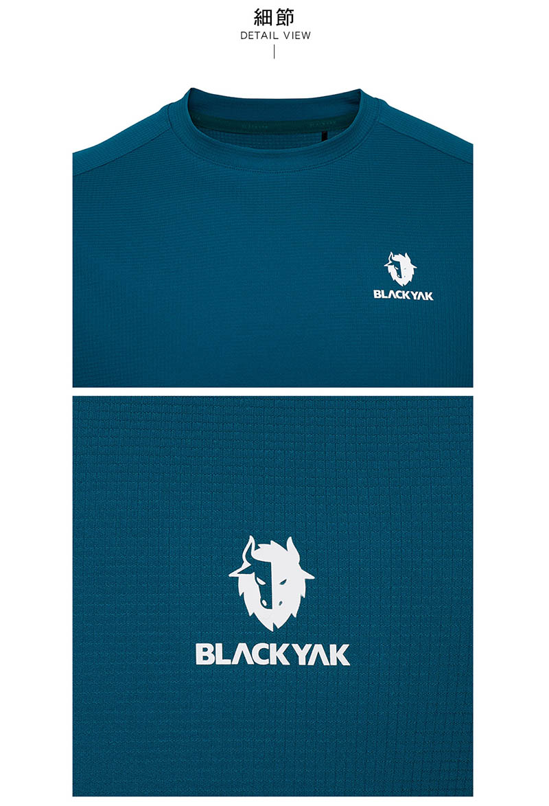 BLACKYAK 韓國 男 POLARTEC DELTA涼感短袖上衣 兩色 FB1MC502 1BYRTMV004