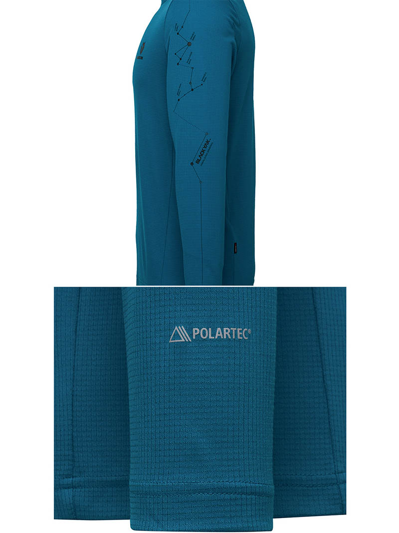 BLACKYAK 韓國 男 POLARTEC DELTA 涼感長袖上衣 多色 輕量彈性 圖騰印花 FB1MC701